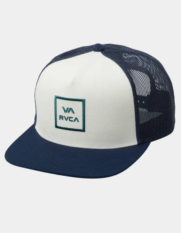 RVCA  ALL THE WAY TRUCKER HAT - WHITE sold by Sun Diego Boardshops
