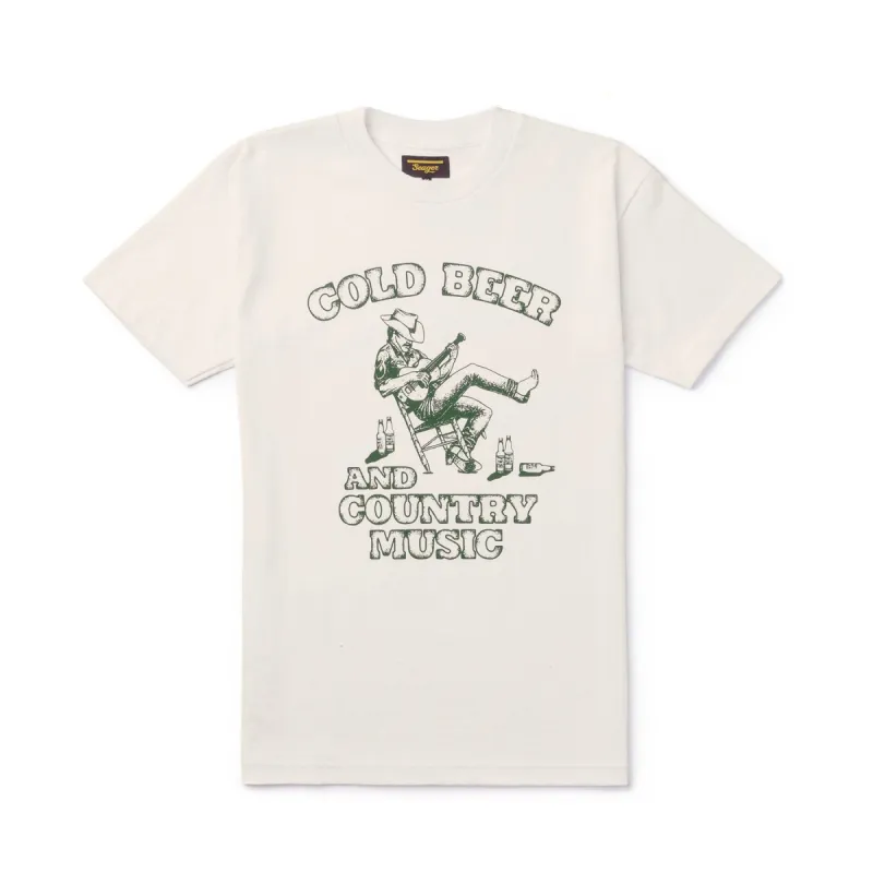 Seager Country Music Heavyweight Tee - Vintage White sold by Sun Diego Boardshops