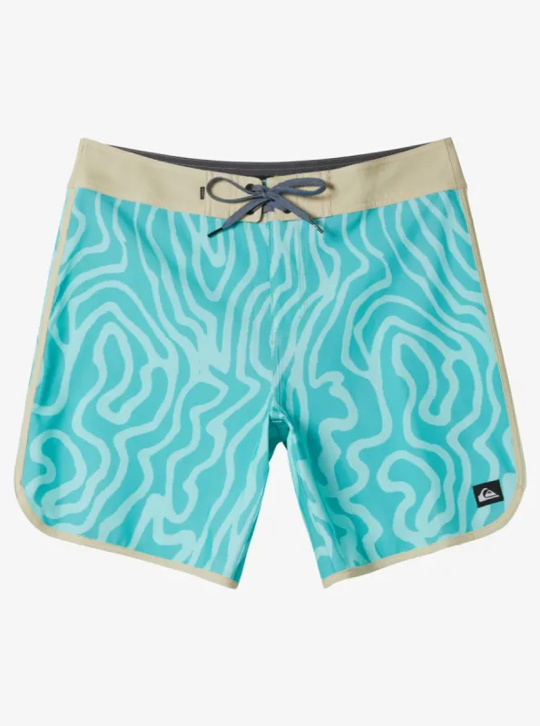 Quiksilver Surfsilk Scallop 19" Boardshorts - Limpet Shell sold by Sun Diego Boardshops