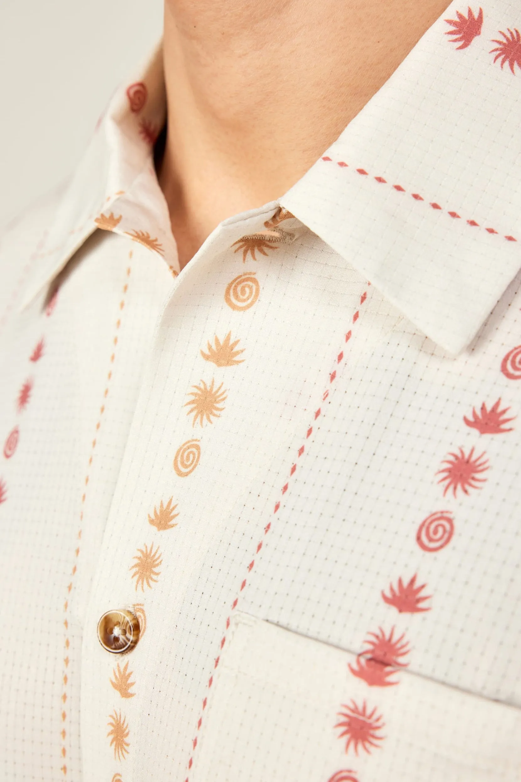 686
Nomad Perforated Button Down Shirt - Southwest Limestone sold by Sun Diego Boardshops product image thumbnail 3