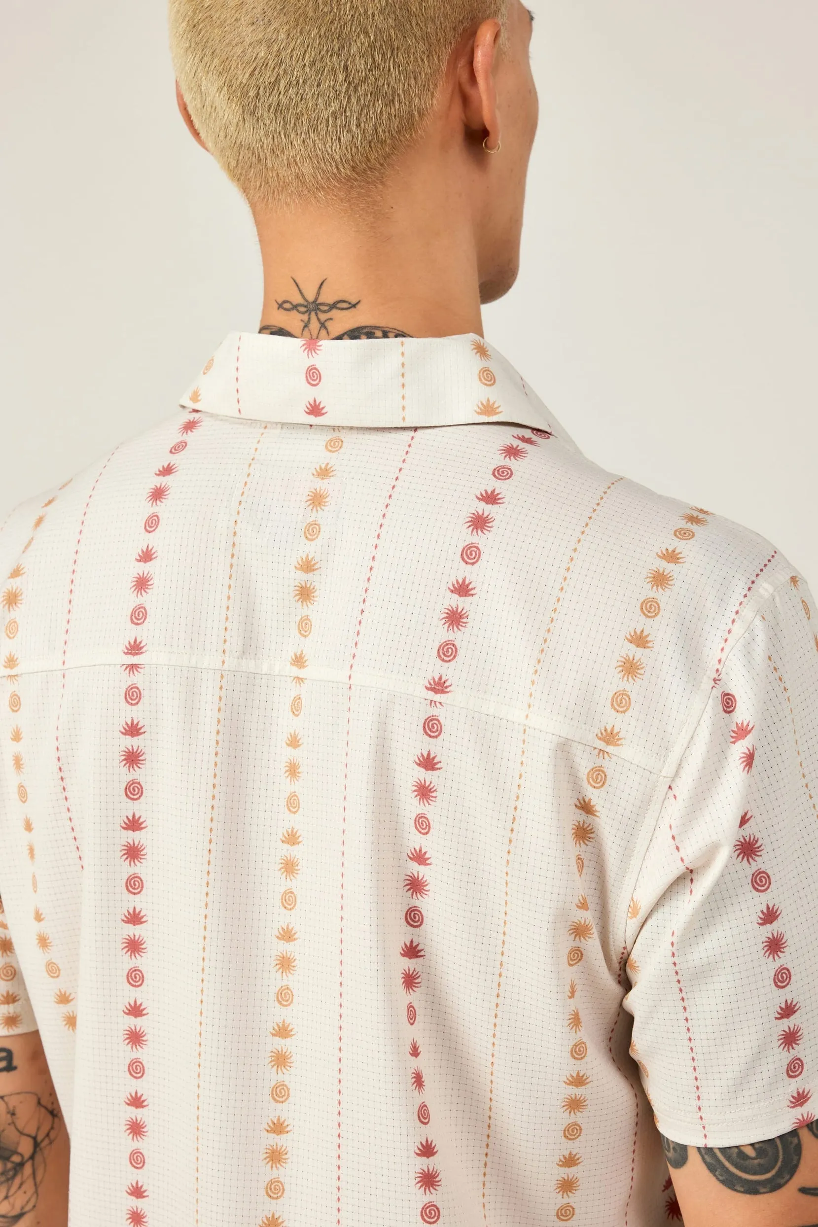686
Nomad Perforated Button Down Shirt - Southwest Limestone sold by Sun Diego Boardshops product image thumbnail 4