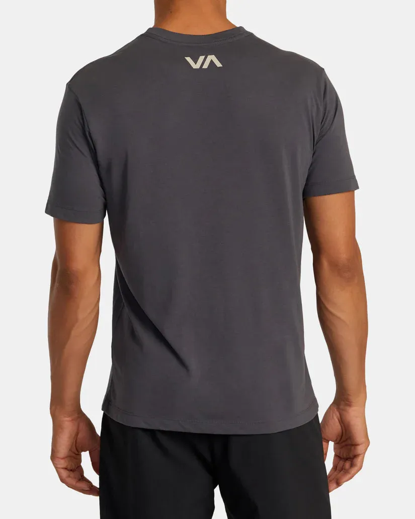 RVCA VA BLUR TEE - SLATE sold by Sun Diego Boardshops product image thumbnail 2