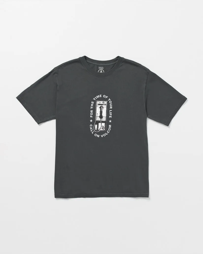 Volcom Time Of Your Life Short Sleeve Tee - STEALTH sold by Sun Diego Boardshops product image thumbnail 2