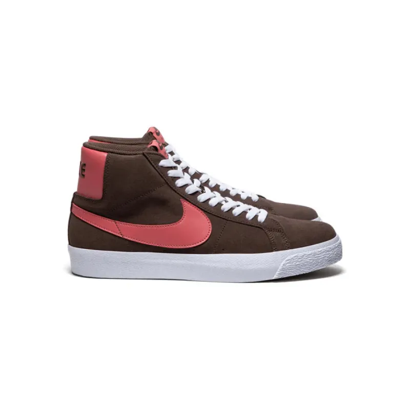 Nike SB ZOOM BLAZER MID  - BROWN/ADOBE-BAROQUE BROWN-WHITE sold by Sun Diego Boardshops