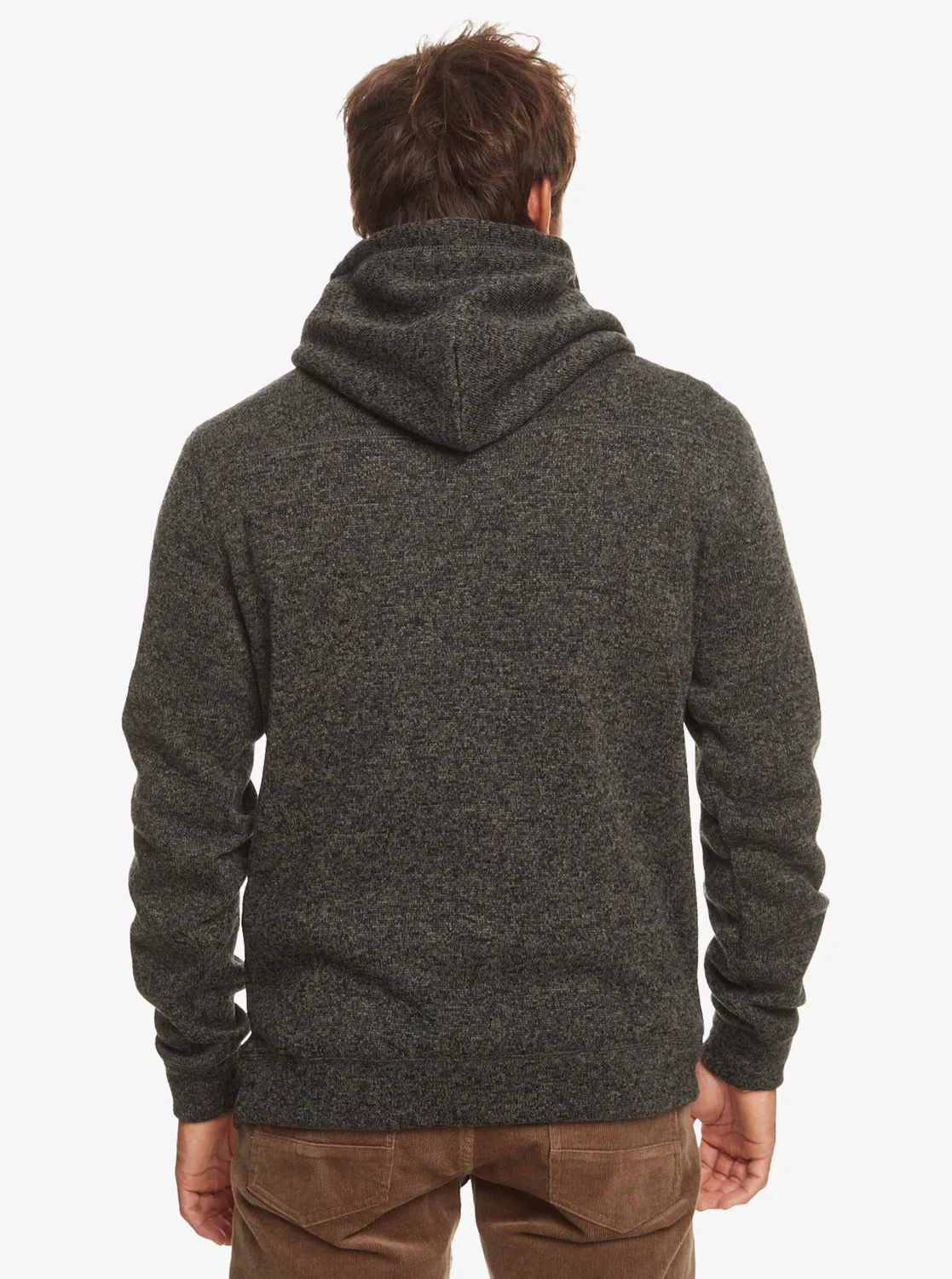 Quiksilver Keller Fleece Top - Dark Grey Heather sold by Sun Diego Boardshops product image thumbnail 5
