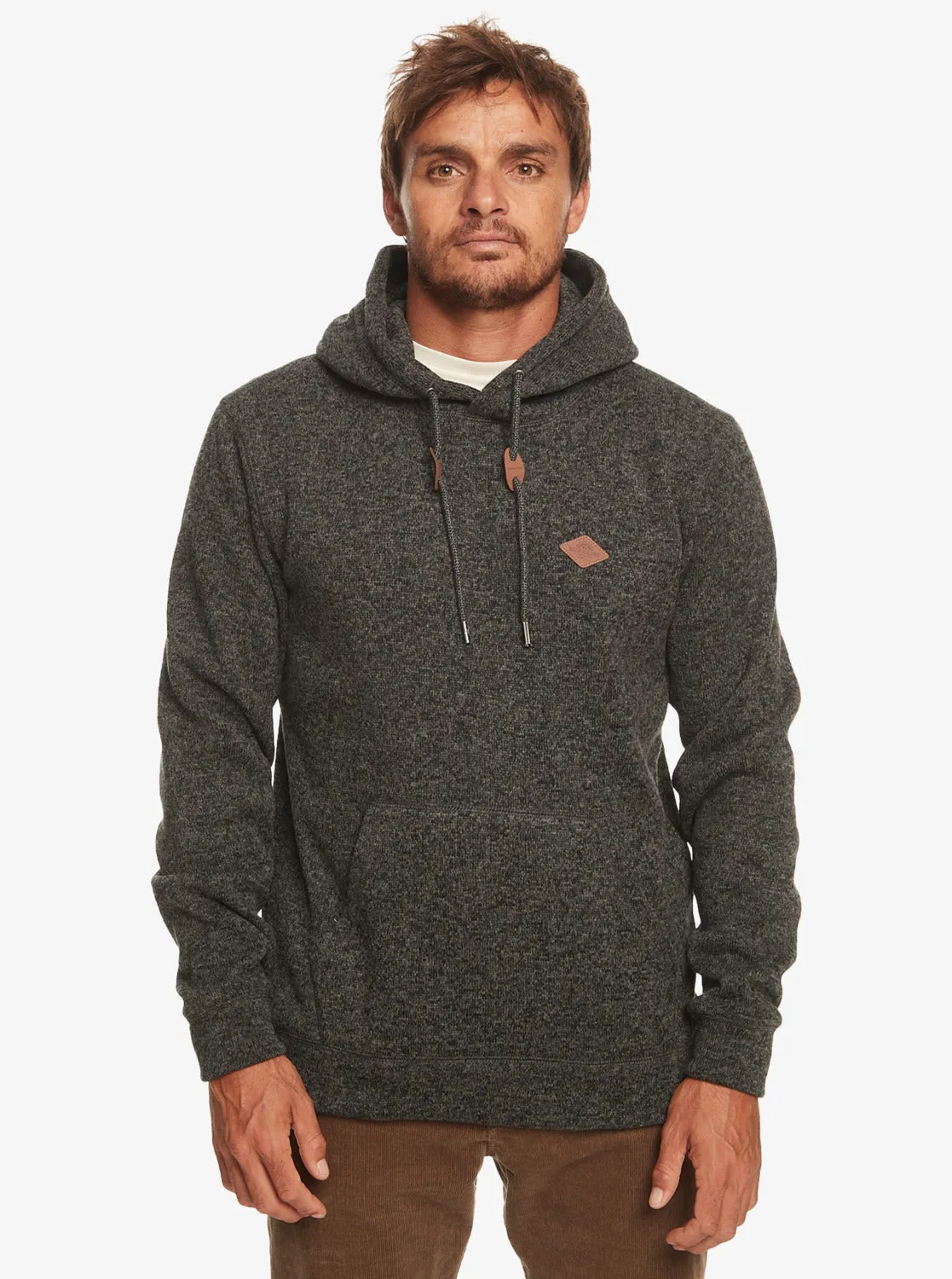Quiksilver Keller Fleece Top - Dark Grey Heather sold by Sun Diego Boardshops product image thumbnail 3