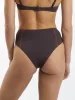 Thrills Nexus High Waist Bikini Bottom - Chocolate Plum sold by Sun Diego Boardshops