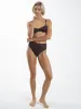 Thrills Nexus High Waist Bikini Bottom - Chocolate Plum sold by Sun Diego Boardshops