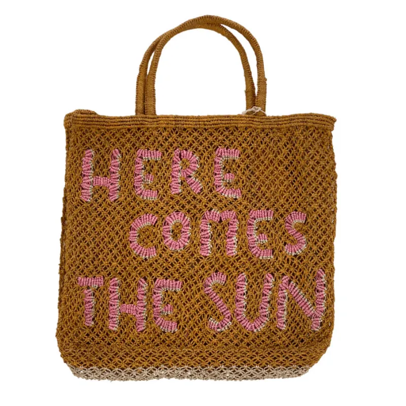 The Jacksons London HERE COMES THE SUN Bag- Natural/Orange sold by Sun Diego Boardshops