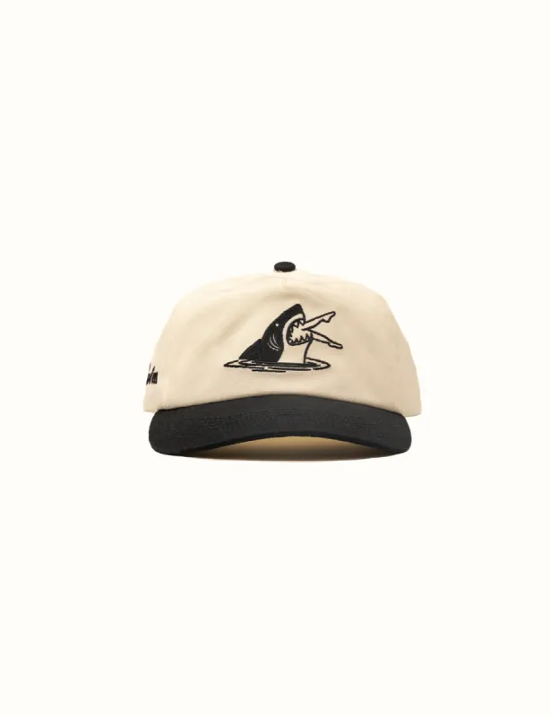 Duvin Design Company Shark Bite Hat - IVORY sold by Sun Diego Boardshops