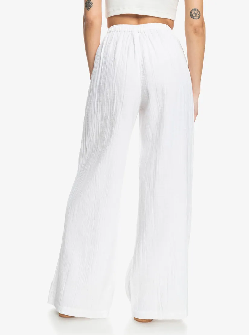 Roxy What A Vibe Pants - Snow White sold by Sun Diego Boardshops product image thumbnail 3