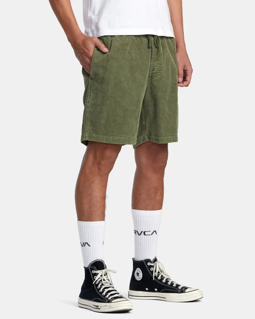 Rvca Escape Elastic Waist Corduroy Shorts 17"” - Surplus sold by Sun Diego Boardshops product image thumbnail 5