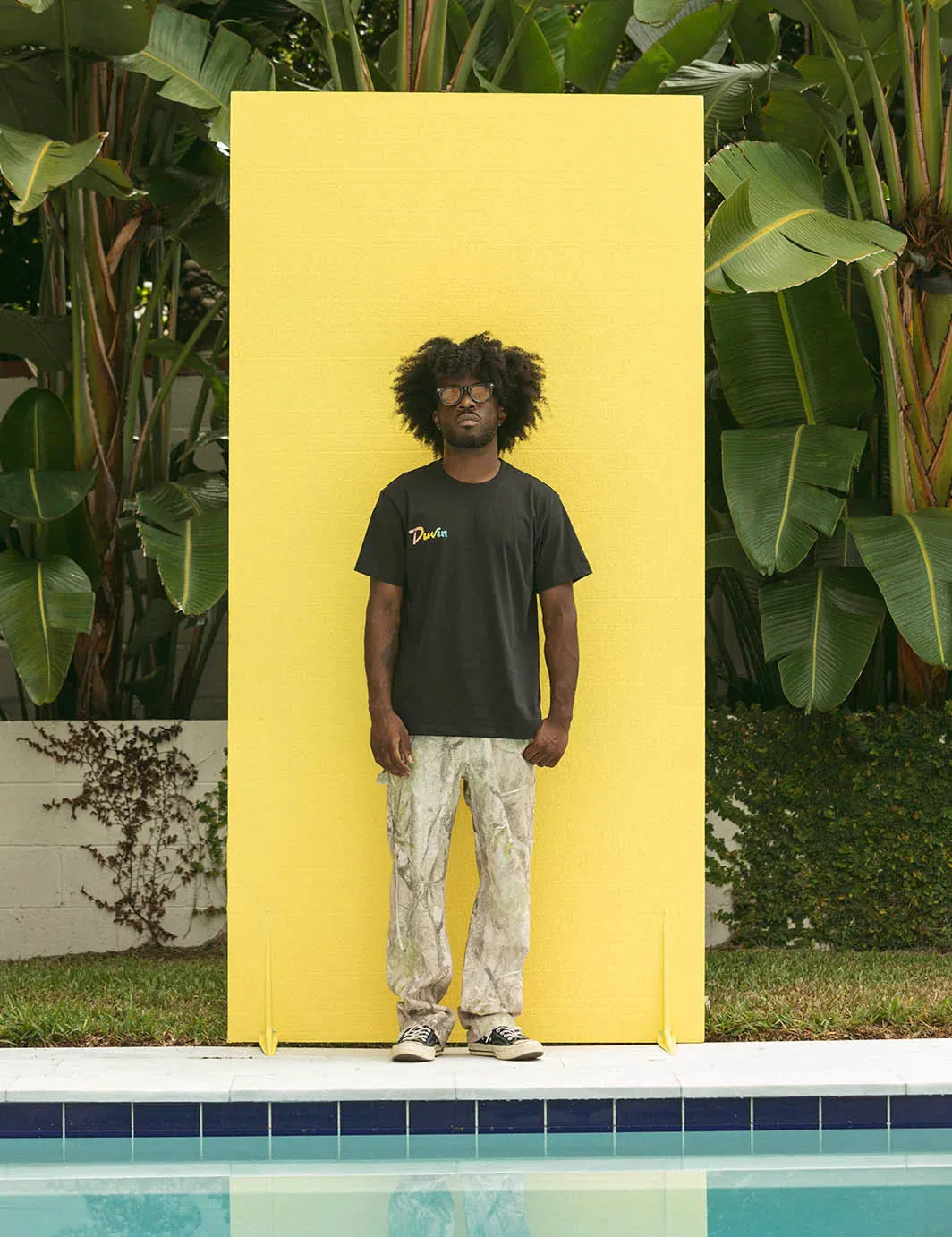 Duvin Design Company GRADIENT TEE - BLACK sold by Sun Diego Boardshops product image thumbnail 3