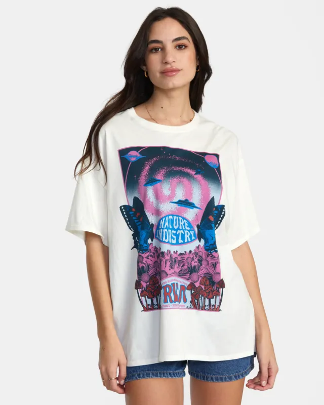 RVCA Spaced Out T-Shirt - Vintage White sold by Sun Diego Boardshops