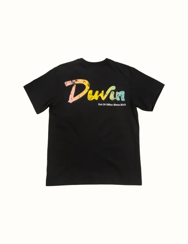 Duvin Design Company GRADIENT TEE - BLACK sold by Sun Diego Boardshops