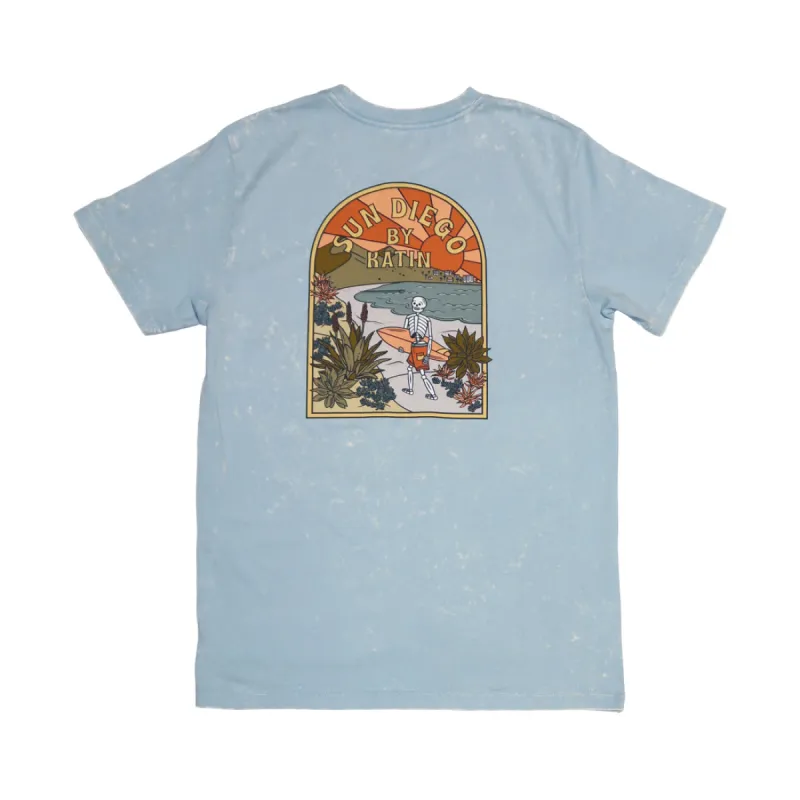 Sun Diego x Katin USA Tee  - Sky Blue Mineral sold by Sun Diego Boardshops