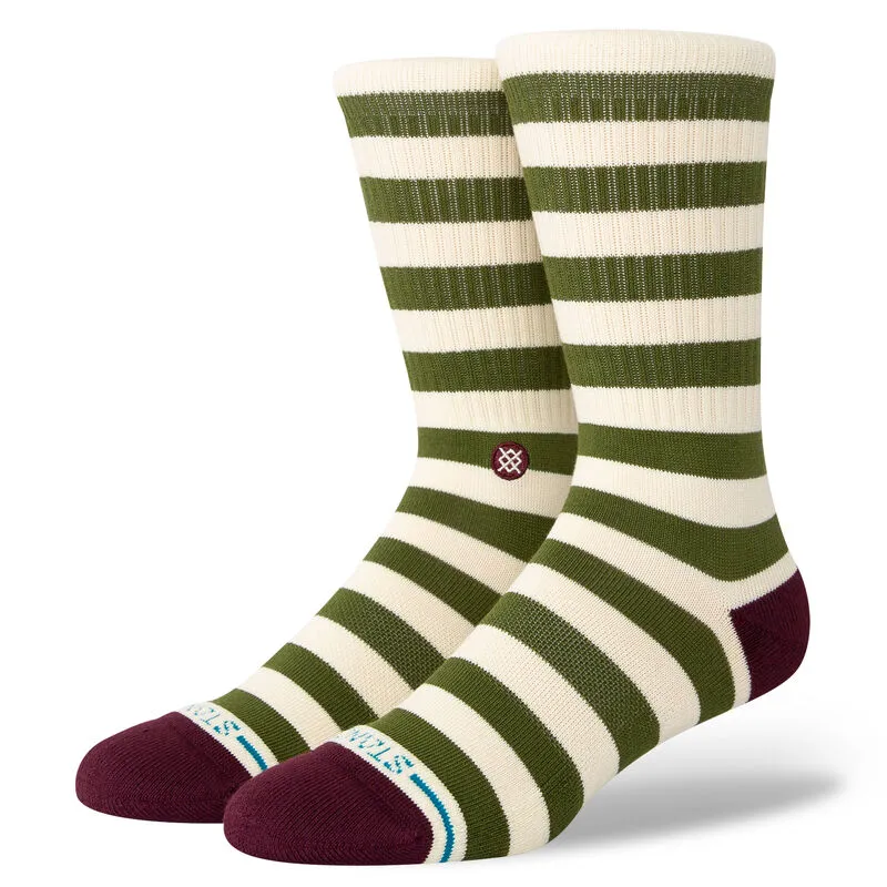 Stance Brenton Cotton Crew Socks - GREEN sold by Sun Diego Boardshops
