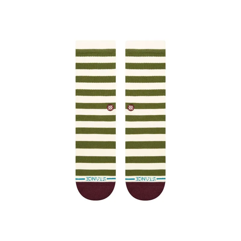 Stance Brenton Cotton Crew Socks - GREEN sold by Sun Diego Boardshops product image thumbnail 2