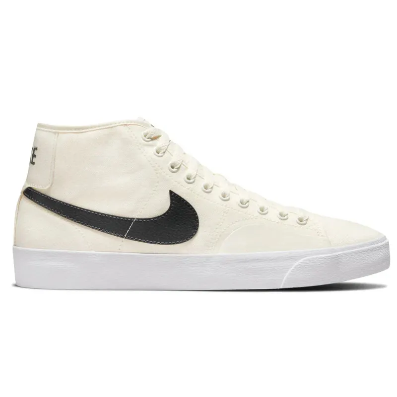 NIKE SB BLAZER COURT MID SKATEBOARD SHOE - SAIL/ANTHRACITE sold by Sun Diego Boardshops