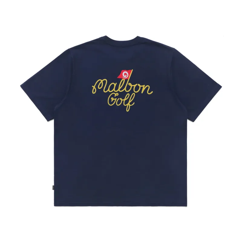 neighborhood X MALBON GOLF . TEE SS Lサイズ Neighborhood x Malbon Golf Mens Tee – Extra Butter