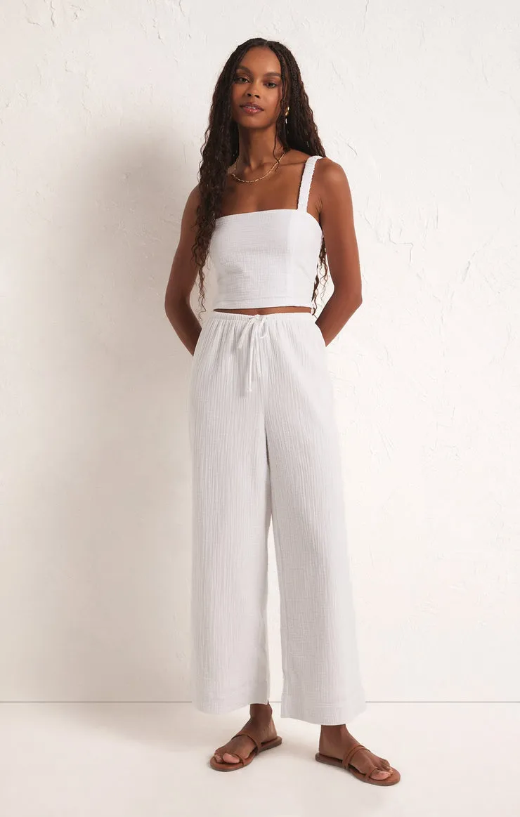 Z-Supply Barbados Gauze Pant - White sold by Sun Diego Boardshops product image thumbnail 4
