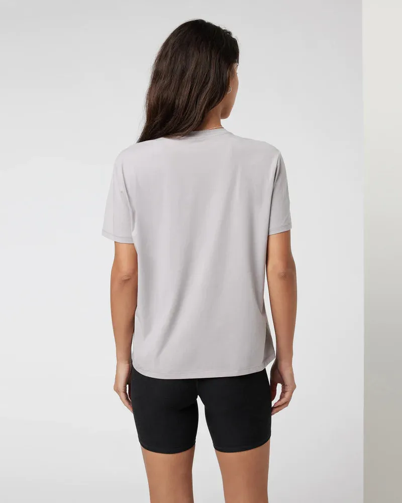 Vuori Feather Tee - Soft Pewter sold by Sun Diego Boardshops product image thumbnail 3