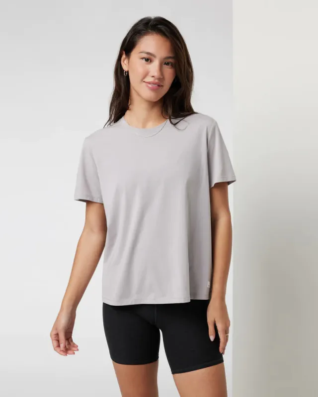 Vuori Feather Tee - Soft Pewter sold by Sun Diego Boardshops