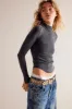 Free People We The Free Pixie Tee - Black sold by Sun Diego Boardshops