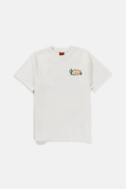 RHYTHM Desert Vintage Ss T Shirt - VINTAGE WHITE sold by Sun Diego Boardshops
