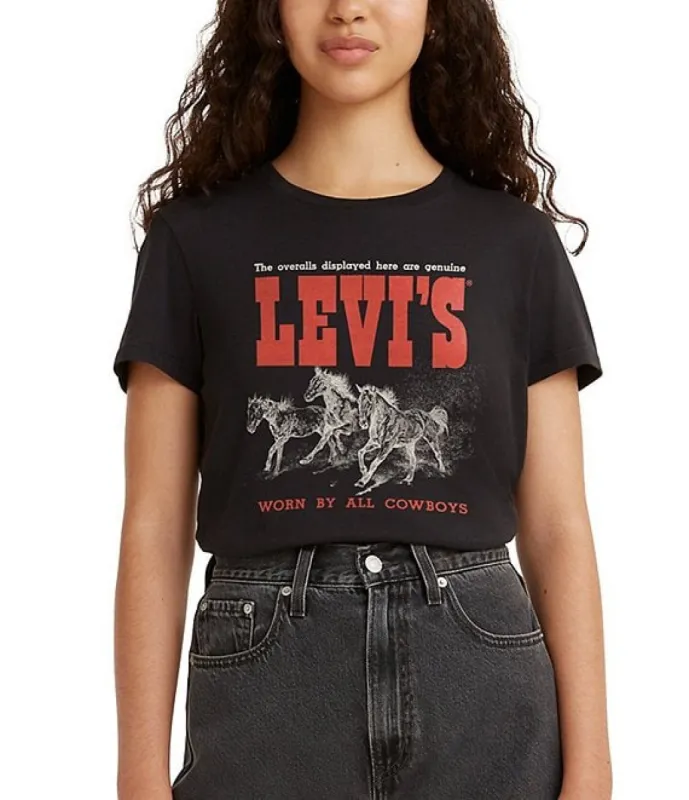 Levi's The Perfect Horse Trio Logo Graphic T-Shirt made by Levi's