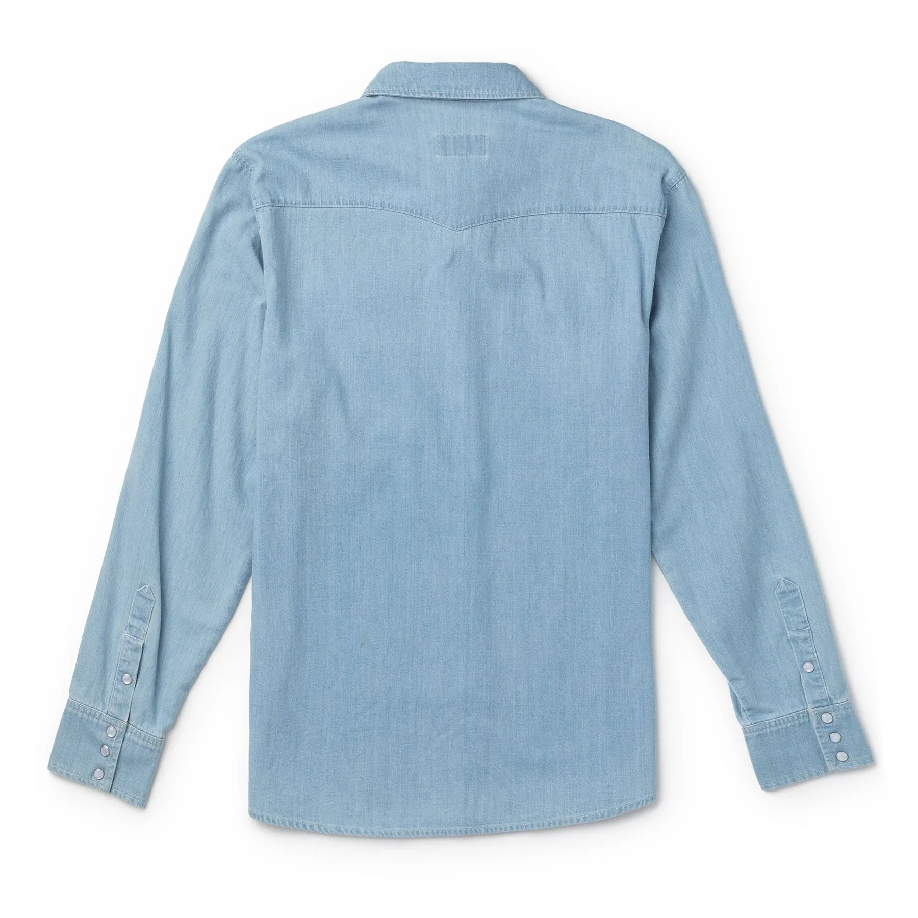 SEAGER Reagan Pearl Snap - LIGHT WASH INDIGO BLUE sold by Sun Diego Boardshops product image thumbnail 2