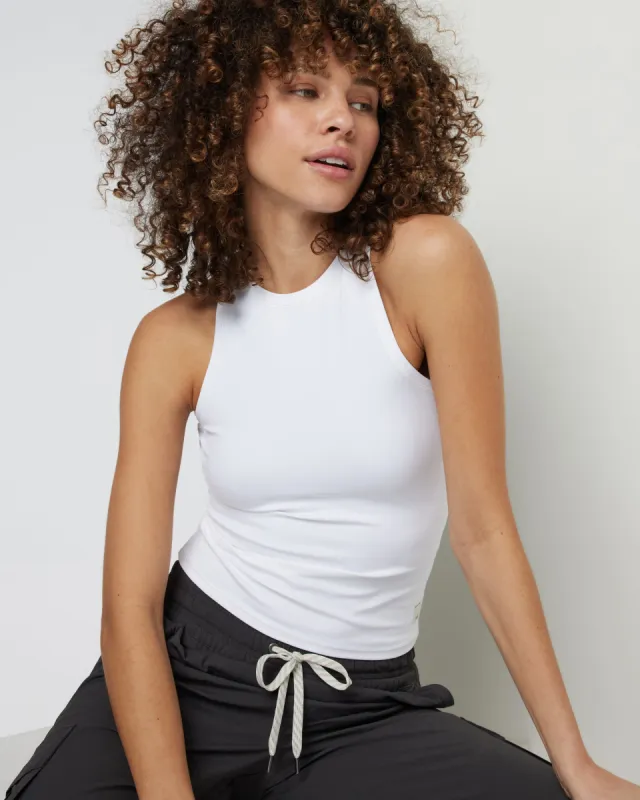 VUORI Vuori AllTheFeels Crew Tank - WHITE sold by Sun Diego Boardshops