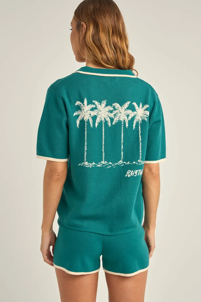 Rhythm Palm Breeze Knitted Shirt - JUNGLE sold by Sun Diego Boardshops product image thumbnail 2
