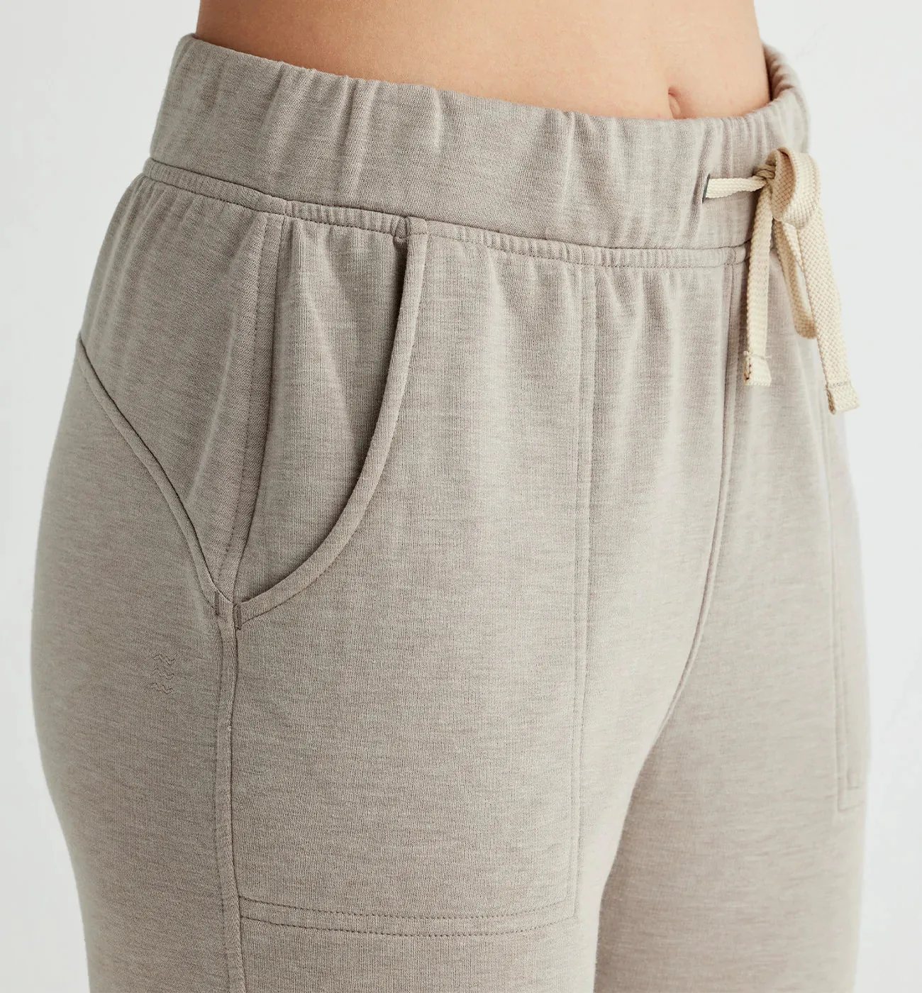FREE FLY Women's Bamboo Lightweight Fleece Lounge Pant - HEATHER STONE sold by Sun Diego Boardshops product image thumbnail 3