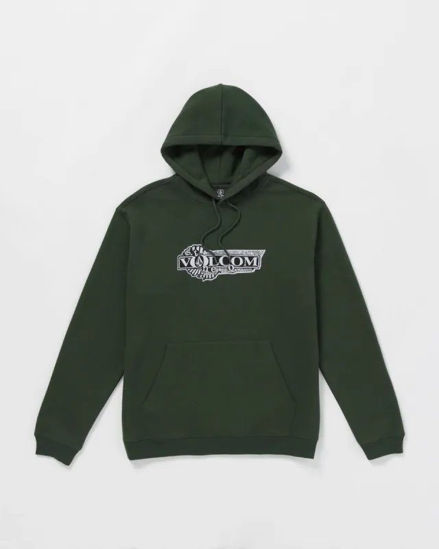 Volcom VoLong Sleeve Teeoned Pullover Hoodie - DARK FOREST sold by Sun Diego Boardshops