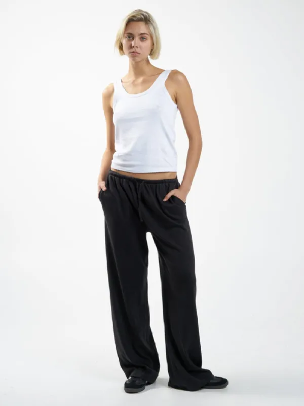 Thrills Hemp Relax Pant - Black sold by Sun Diego Boardshops