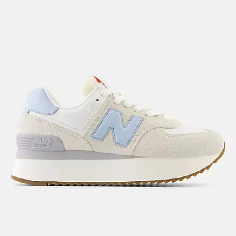 New Balance 574 Shoe - Moonbeam/Sea Salt/Light Chrome Blue sold by Sun Diego Boardshops