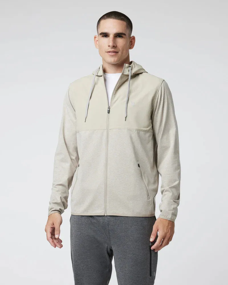 VUORI Sunday Element Zip Hoodie - Toast Heather sold by Sun Diego Boardshops product image thumbnail 4