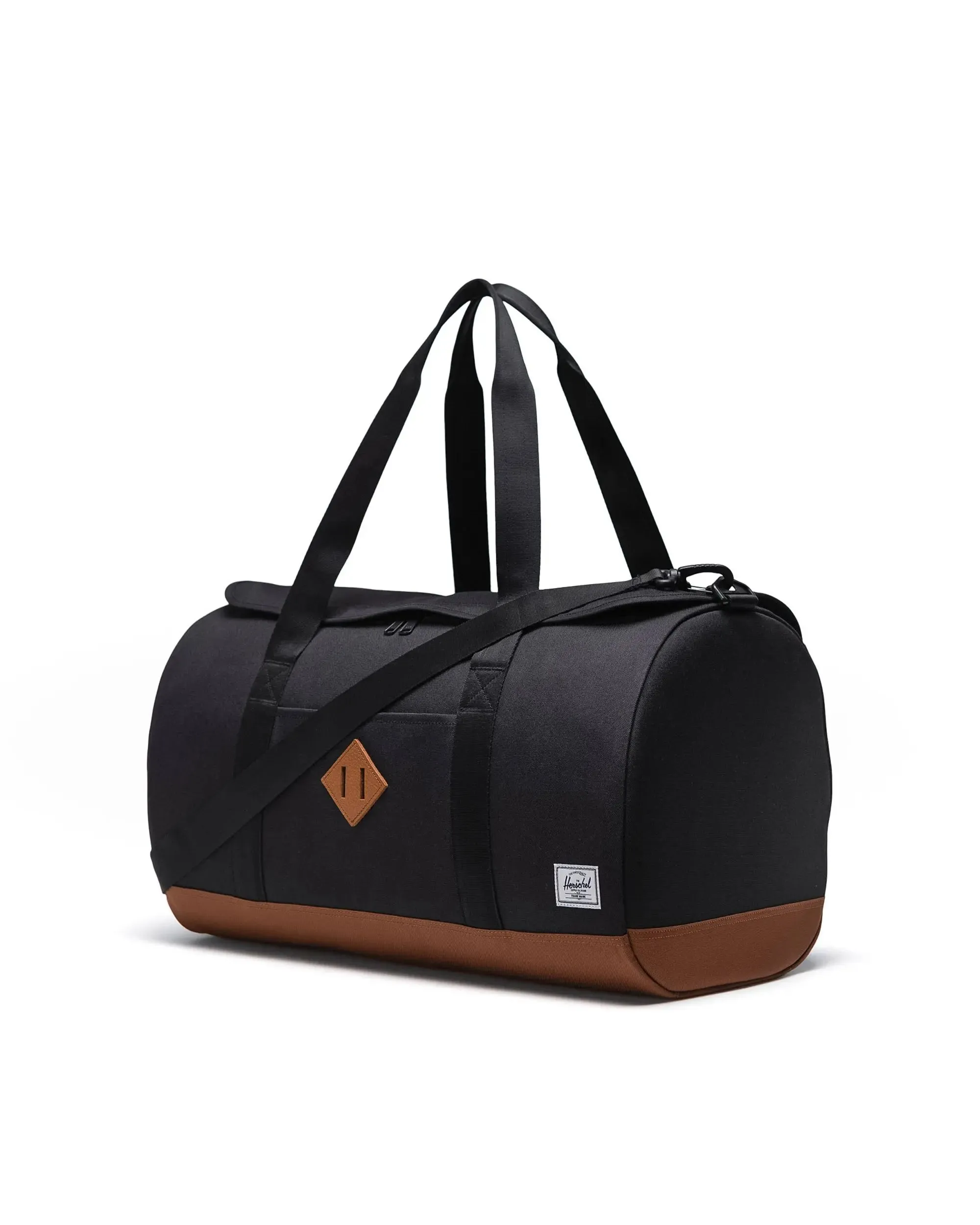 Herschel Supply Co Herschel Heritage™ Duffle - 40L - BLACK/SADDLE BROWN sold by Sun Diego Boardshops product image thumbnail 2