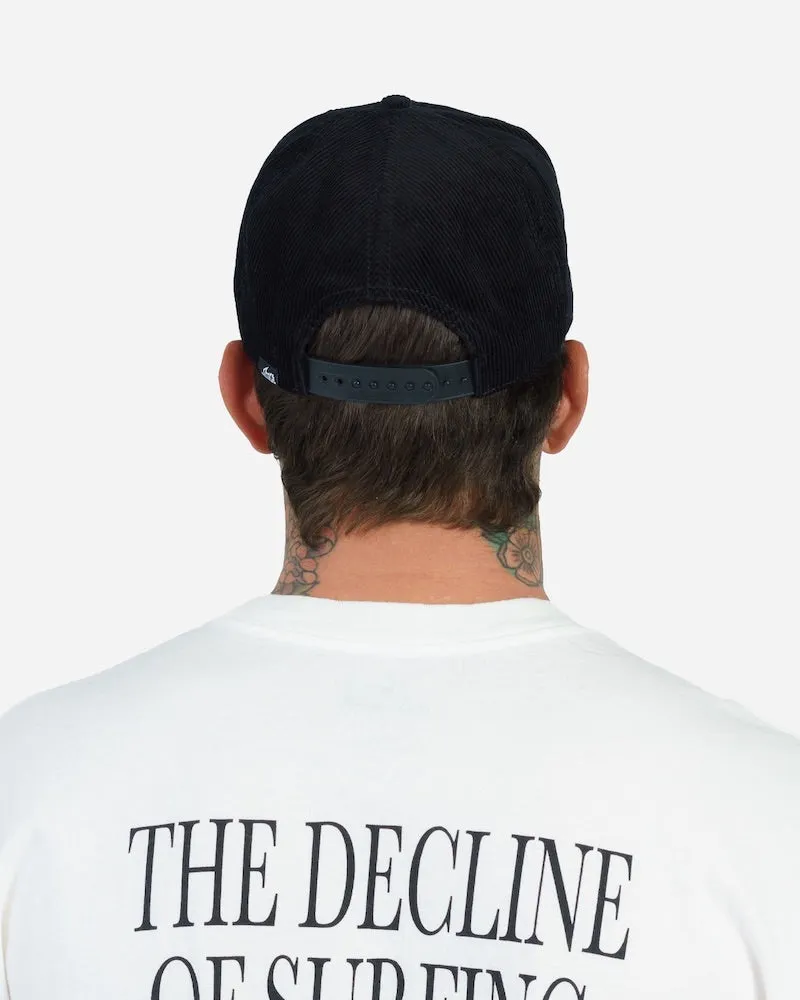 Lost Decline Corduroy Hat - Black sold by Sun Diego Boardshops product image thumbnail 2