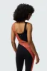 Spiritual Gangster Indie Color Block Crop Tank - Rosewood/Black sold by Sun Diego Boardshops
