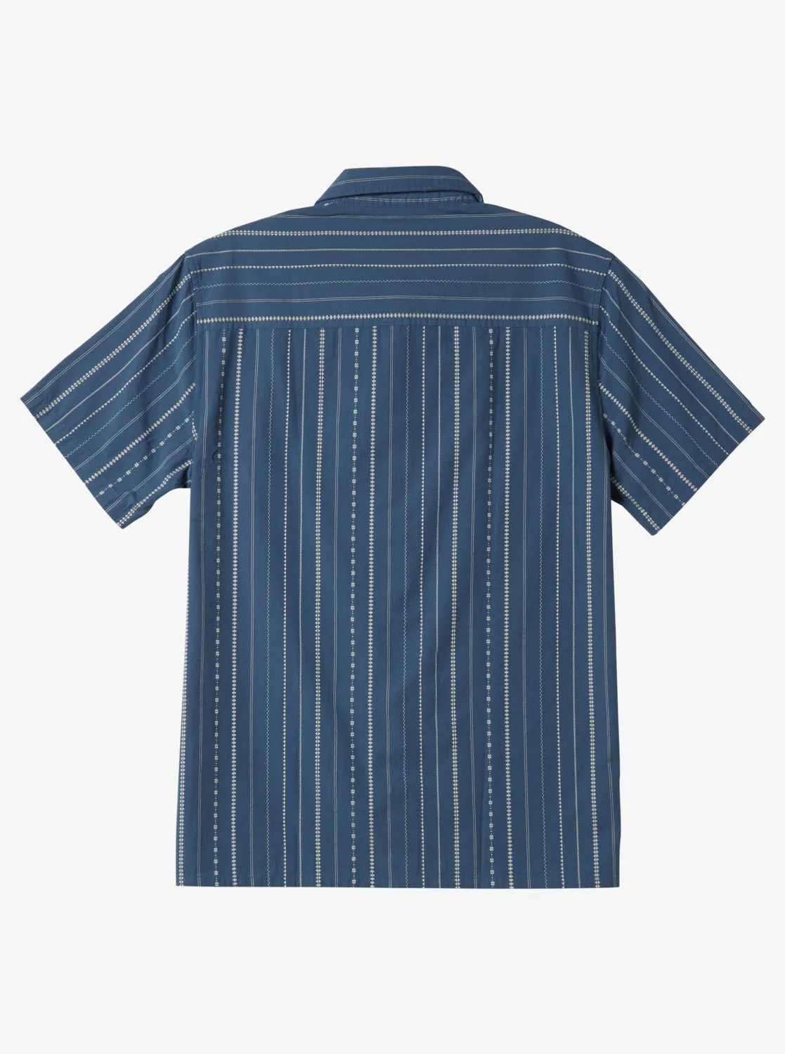 Quiksilver Pacific Stripe Short Sleeve Woven Shirt - Berring Sea sold by Sun Diego Boardshops product image thumbnail 2