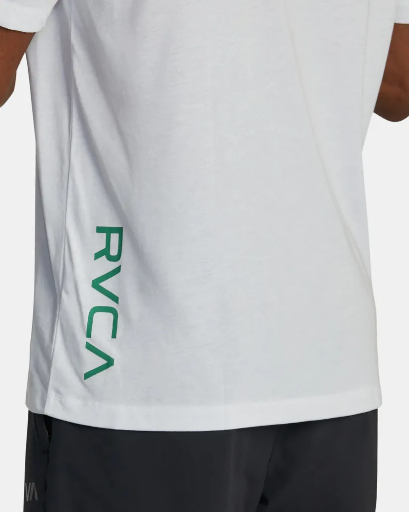 RVCA 2X TEE - WHITE/GRASS/GREEN sold by Sun Diego Boardshops product image thumbnail 4