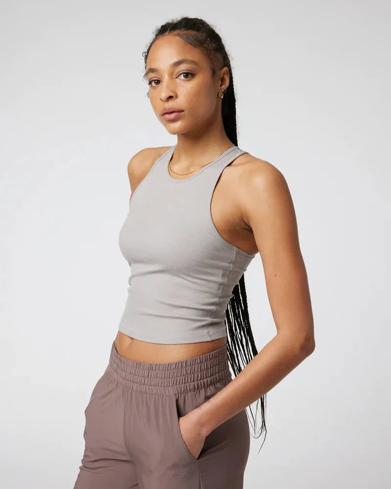 Vuori Pose Plyo Tank - Soft Pewter Heather sold by Sun Diego Boardshops product image thumbnail 4