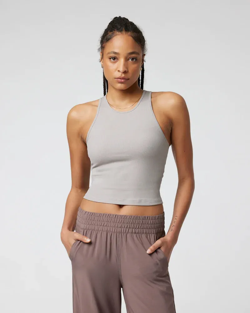 Vuori Pose Plyo Tank - Soft Pewter Heather sold by Sun Diego Boardshops