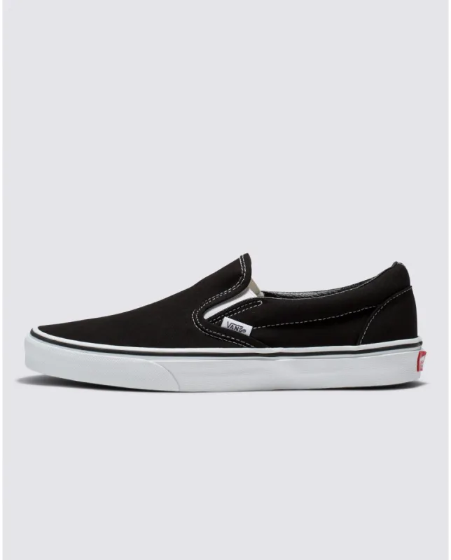 Vans Classic Slip-On Shoe - Black sold by Sun Diego Boardshops