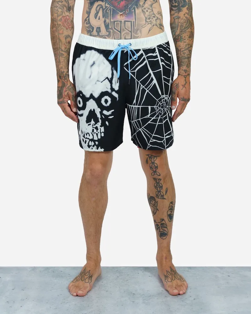 Lost Death Stare Boardshort - Black/White sold by Sun Diego Boardshops