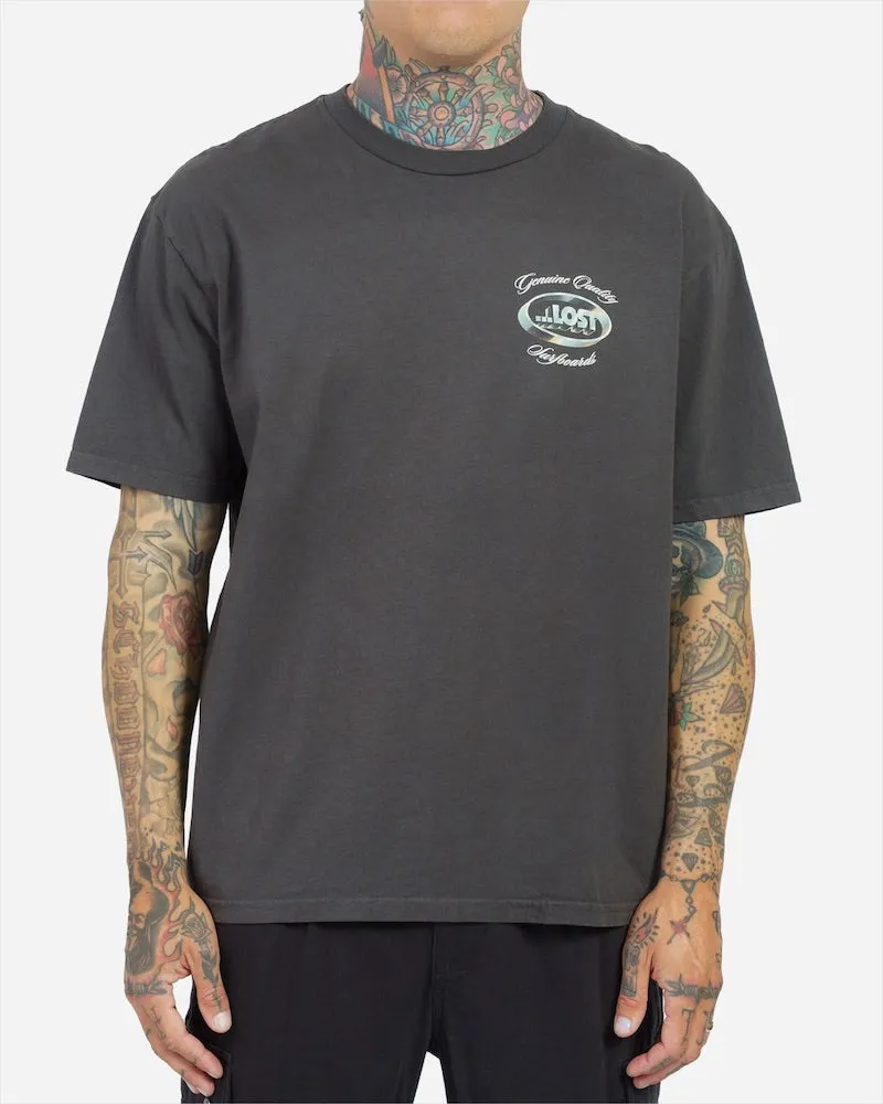 Lost ENTERPRISES Genuine Quality Boxy Tee - VINTAGE BLACK sold by Sun Diego Boardshops product image thumbnail 2