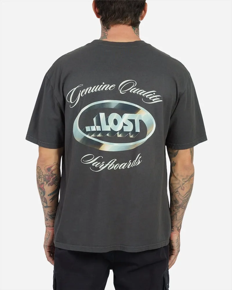 Lost ENTERPRISES Genuine Quality Boxy Tee - VINTAGE BLACK sold by Sun Diego Boardshops