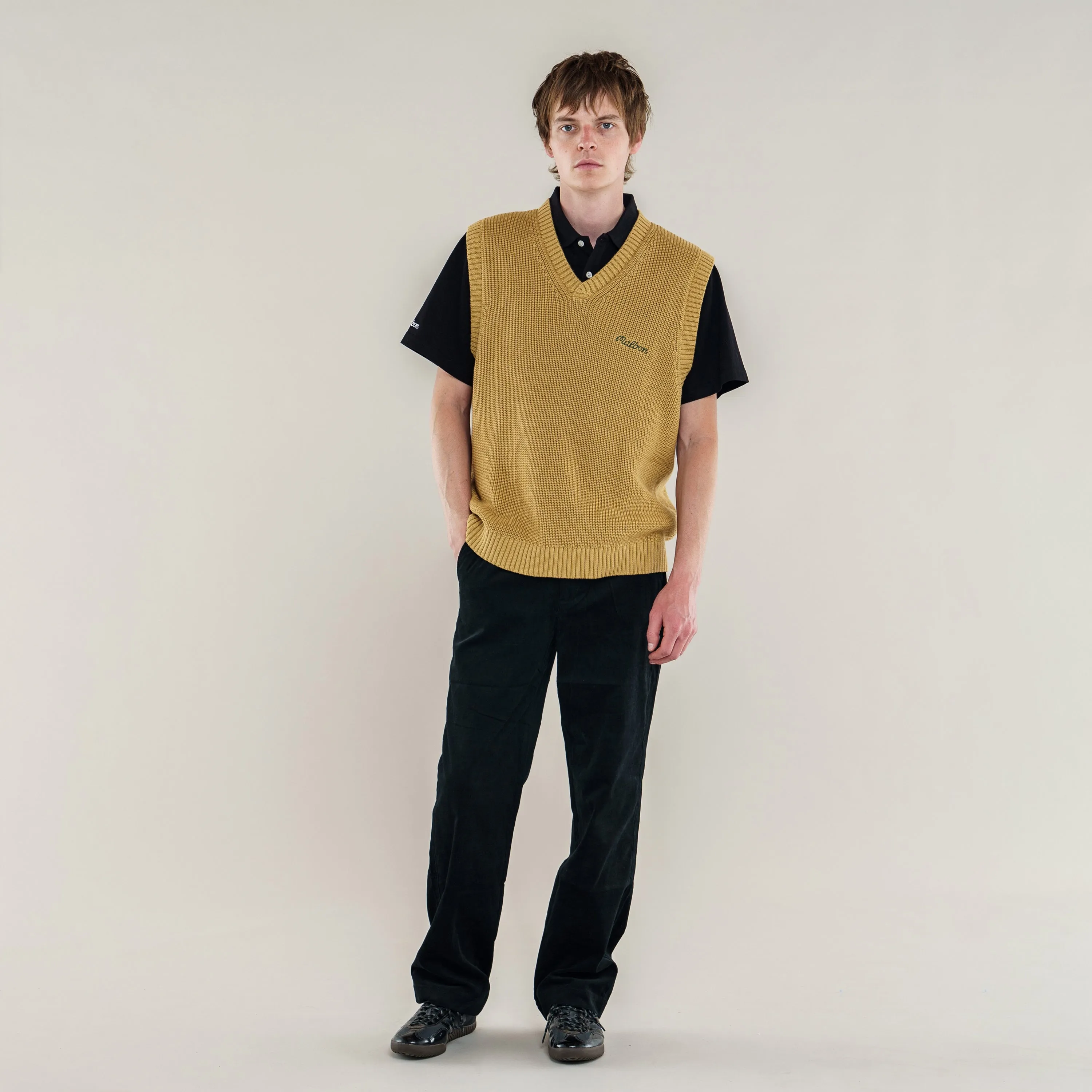Malbon Golf Sunday Vest - TAN sold by Sun Diego Boardshops product image thumbnail 4